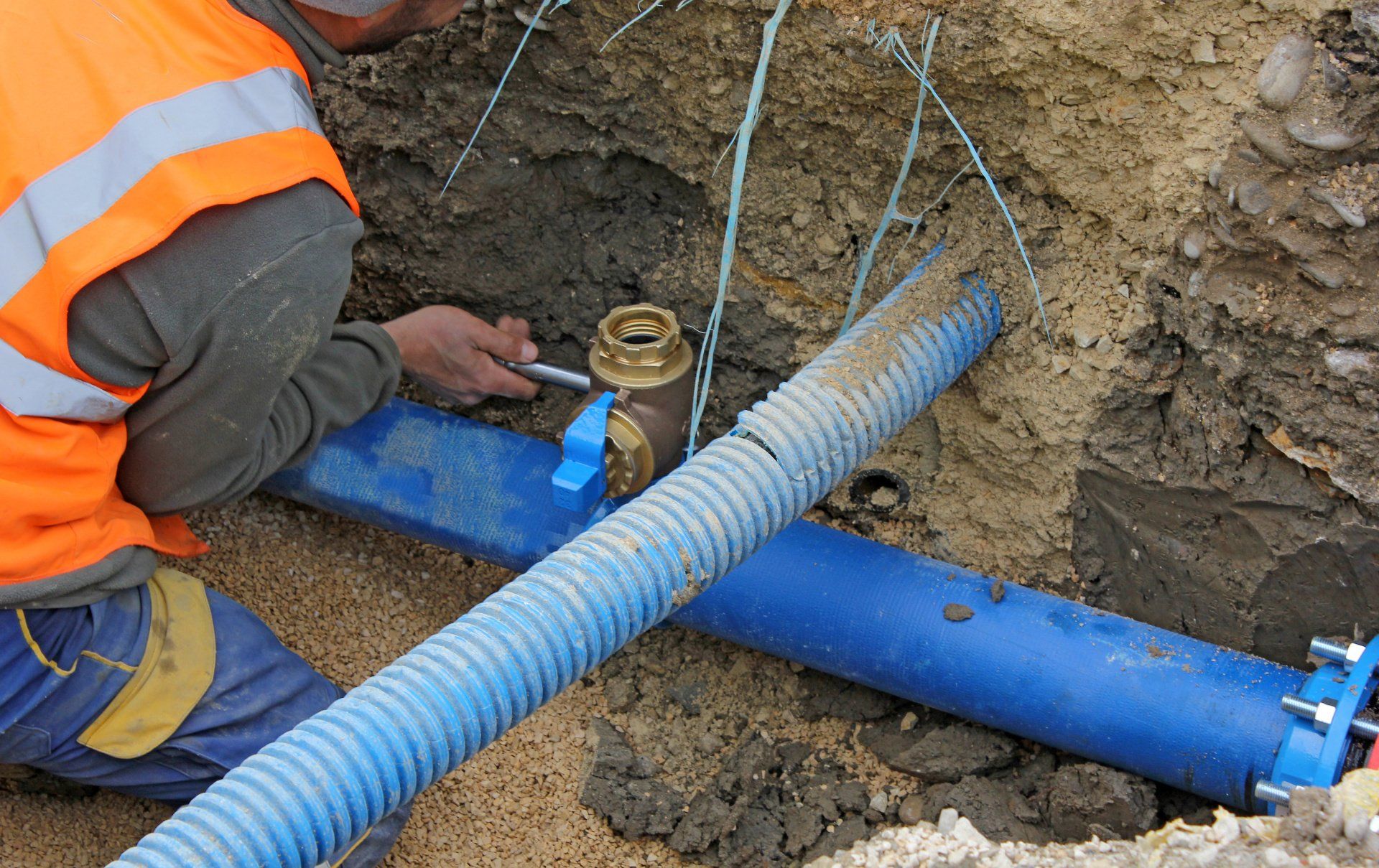 Réalisation d'une cours en enrobés