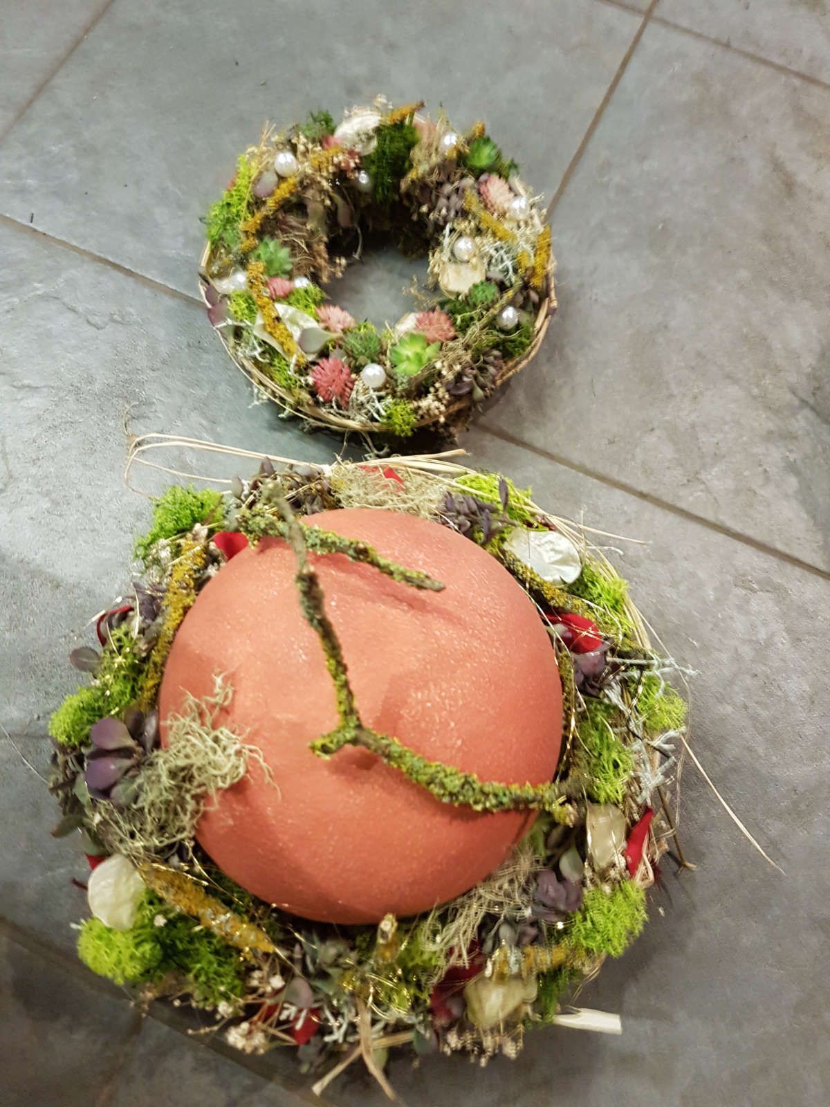 sommerblumen moos Aubendeko