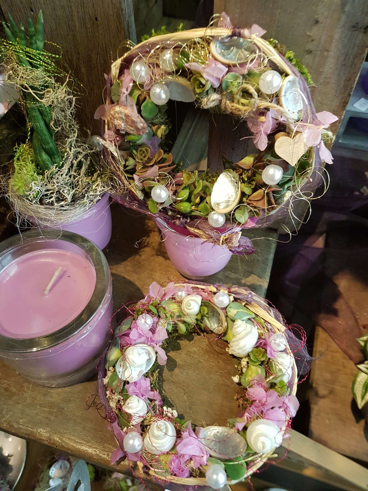 sommerblumen lkranz gesteck