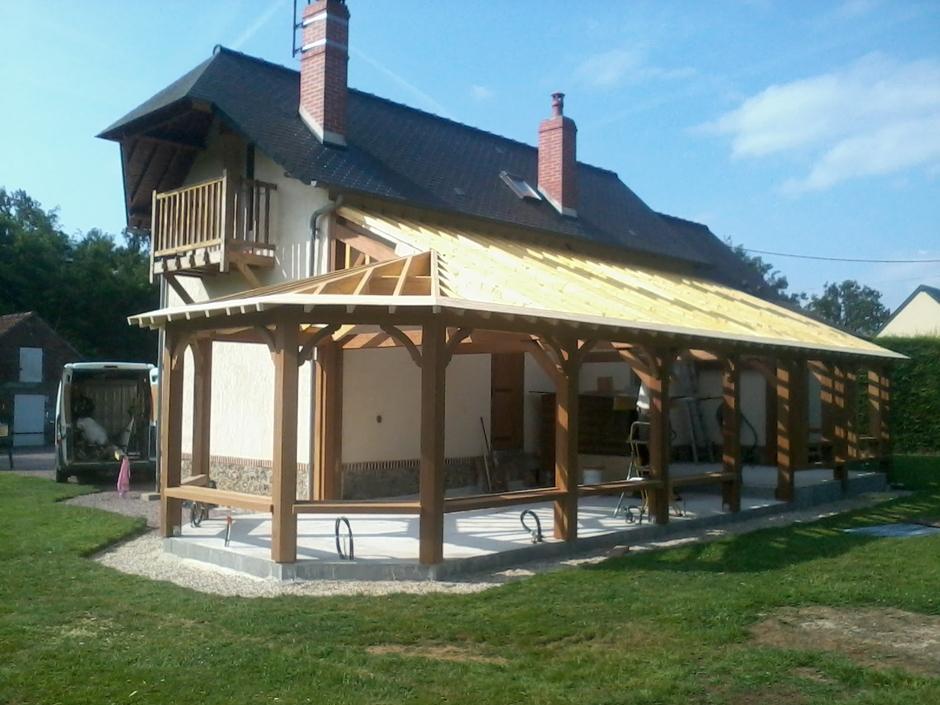 Fabrication de charpente pour véranda