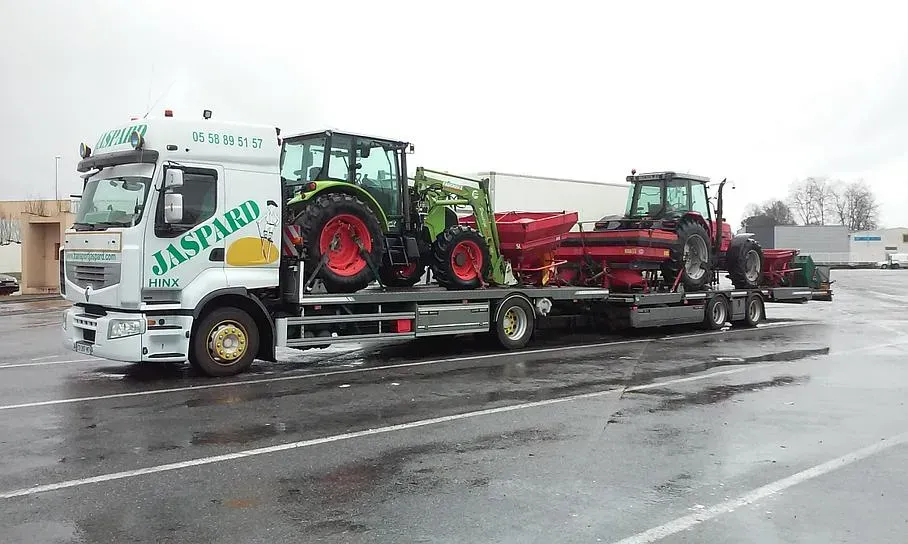 Transport de matériel agricole