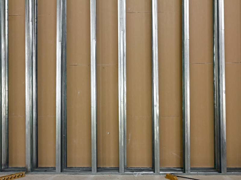 Cloison en gros plan