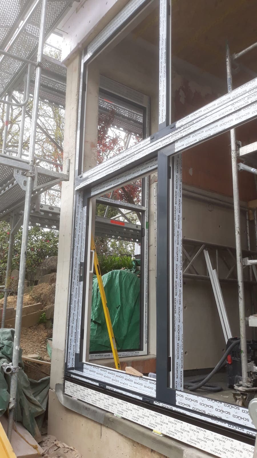 Baustellenfoto Privathaus