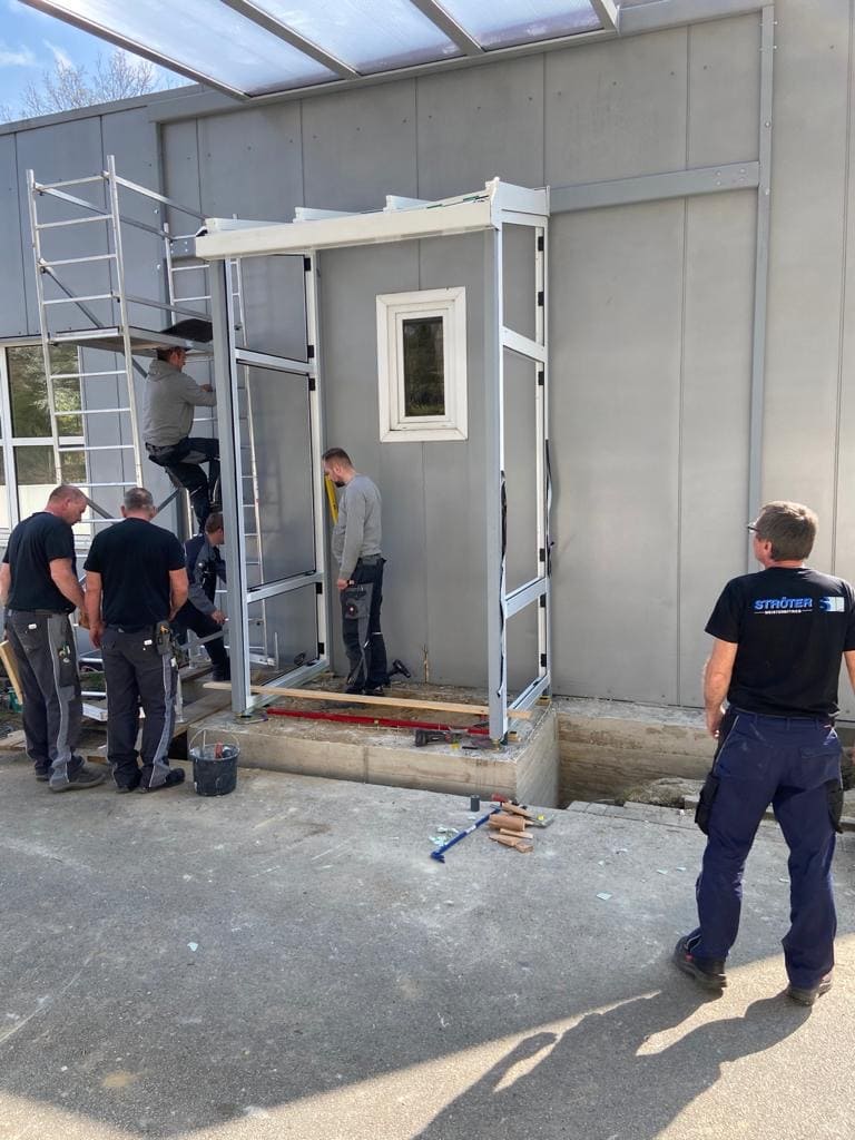 Baustelle Autowaschanlage