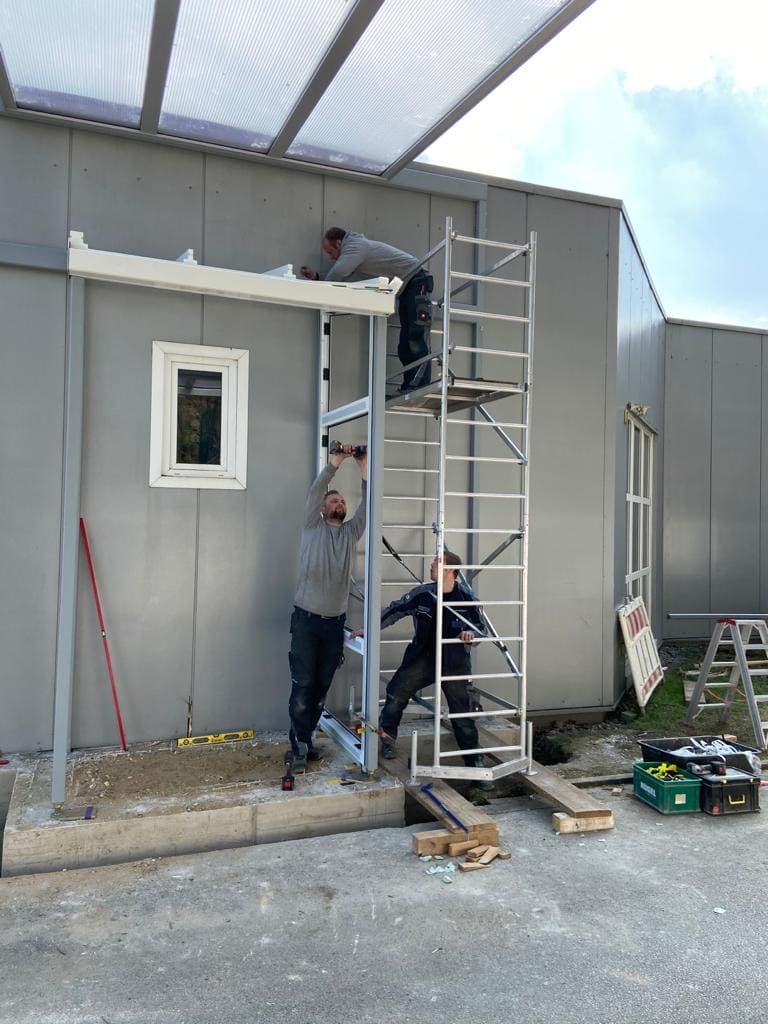 Baustelle Autowaschanlage