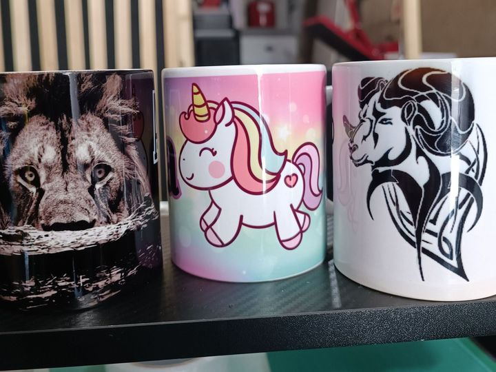 Tasses à motifs