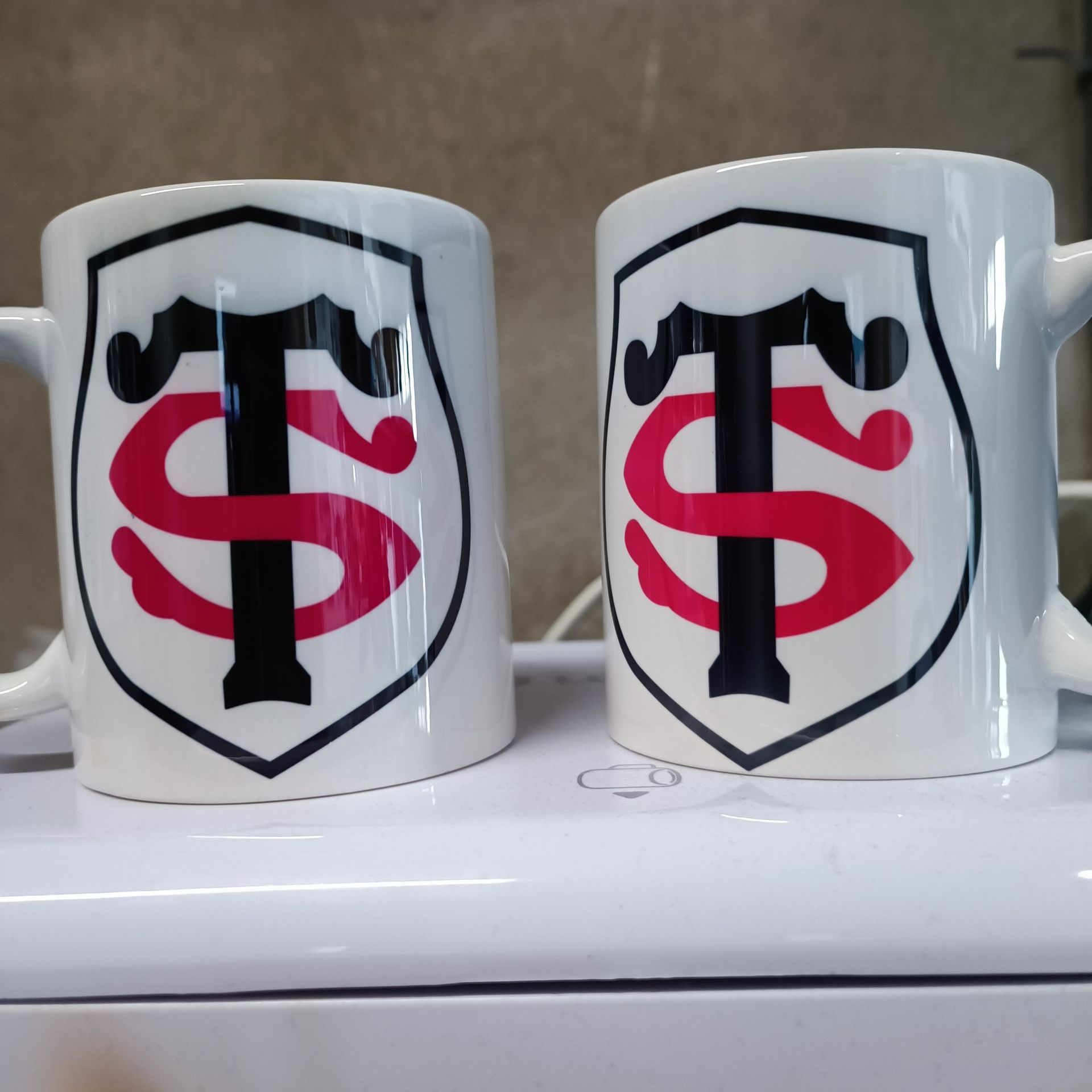 Tasse avec une écriture