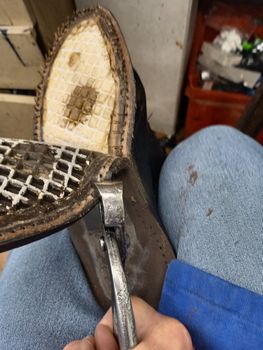 Réparation chaussure