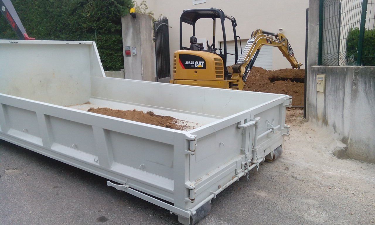 Transport des déchets de démolition