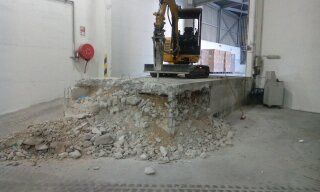 Démolition des locaux