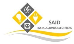 Un logotipo para dichas instalaciones eléctricas muestra una bombilla, un enchufe y un rayo.