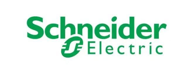 Logotipo de Schneider Electric sobre un fondo blanco
