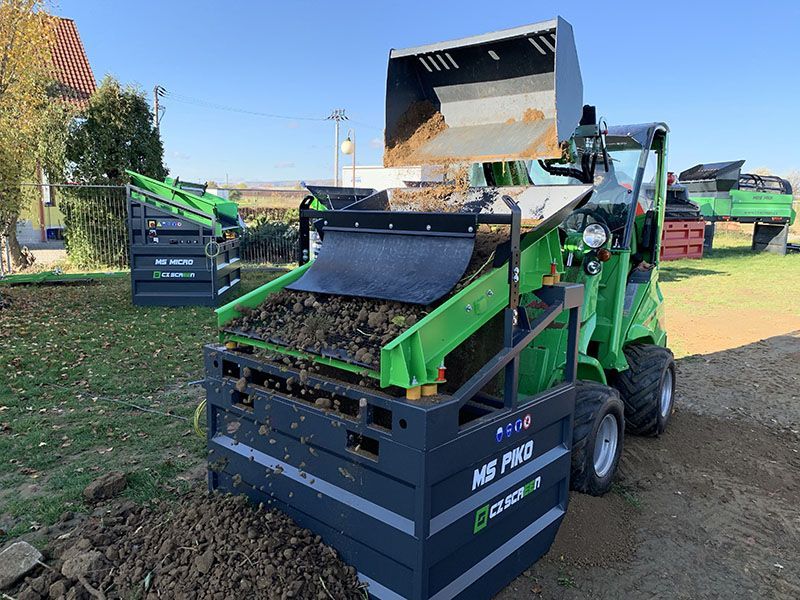 Un crible pour terre.