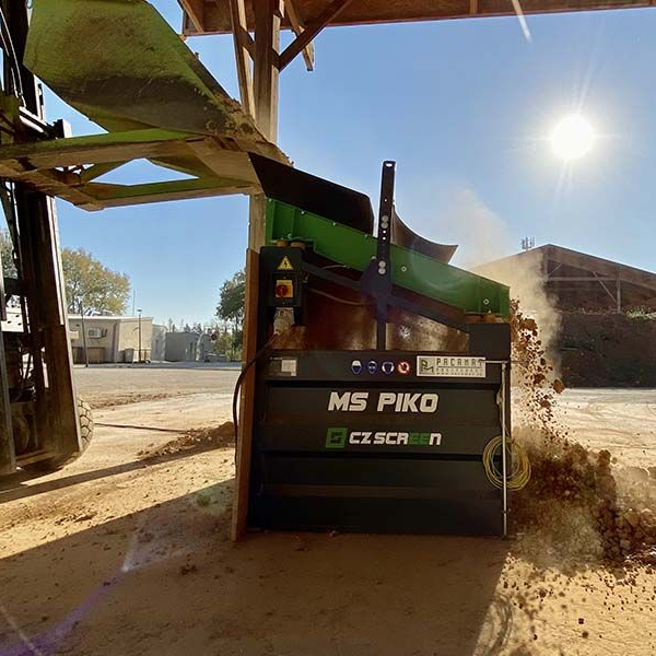 Un crible vu du derrière.