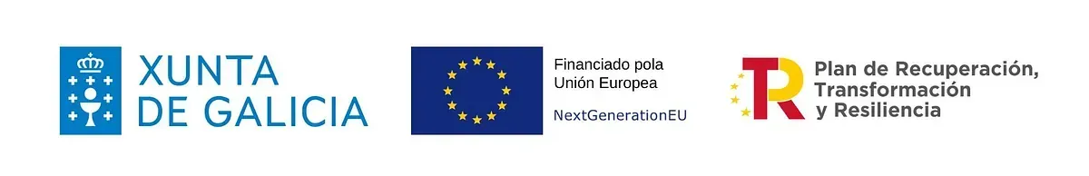 Una imagen borrosa del logo de la Xunta de Galicia.