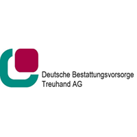 A logo for deutsche bestattungsvorsorge treuhand ag