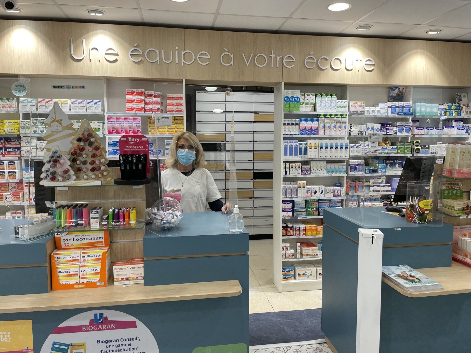 Accueil de la pharmacie