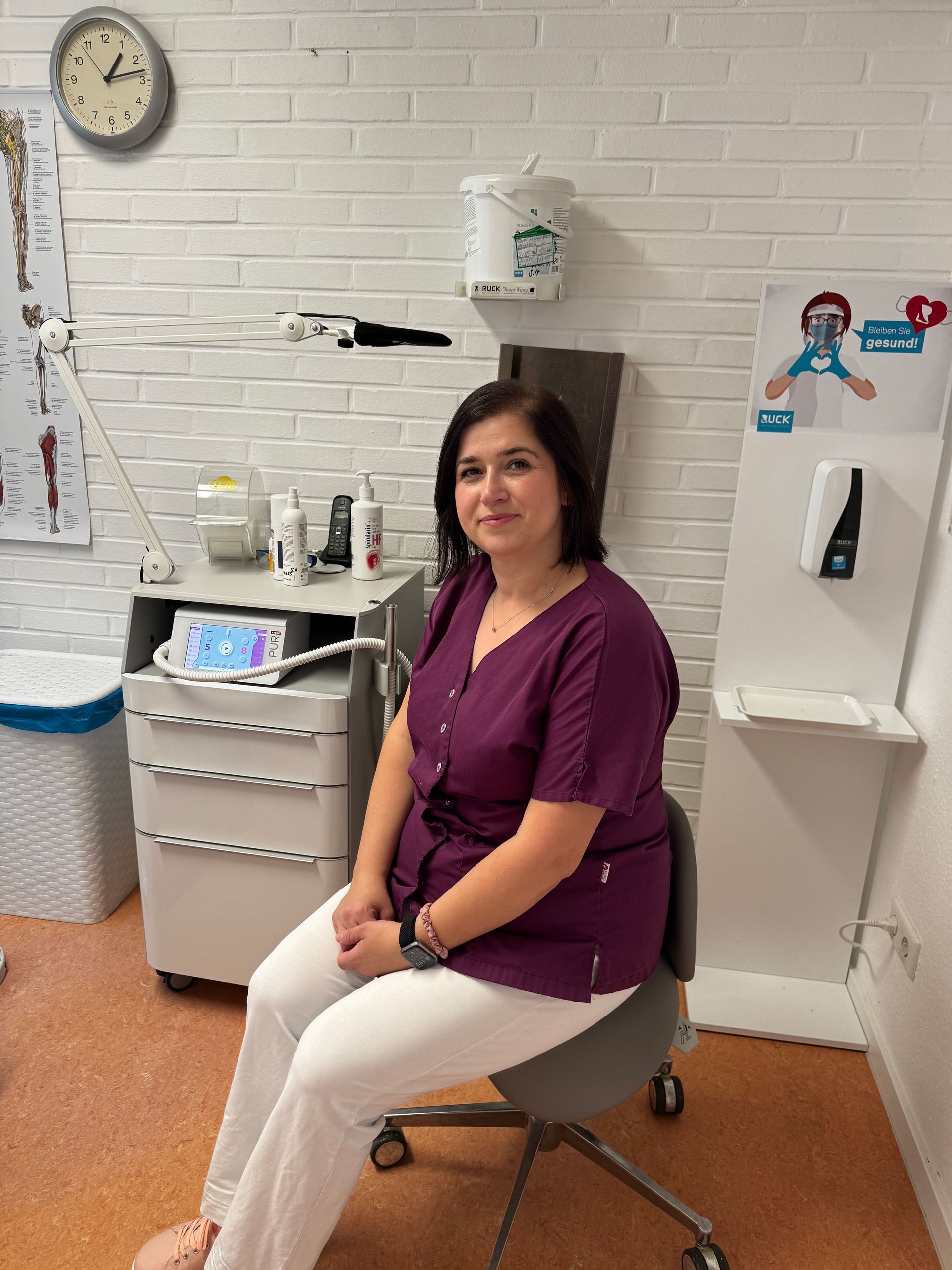 Patientenbetreuung in Concept Fuss