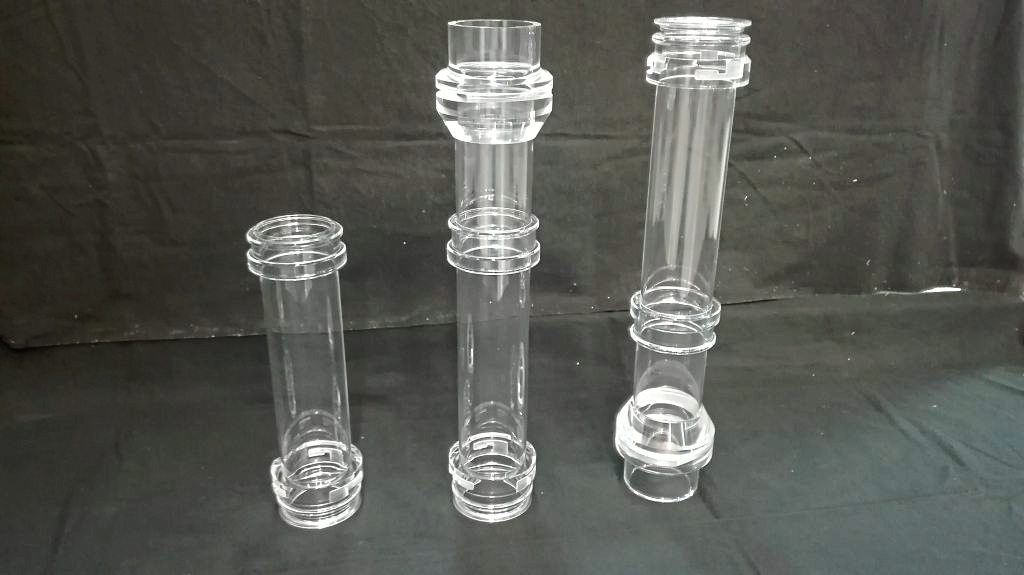 Plexiglas kleine Röhren