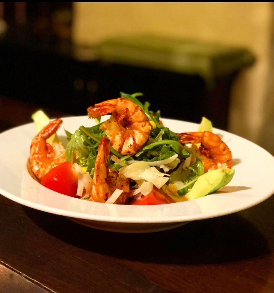 Salat mit Meeresfrüchten