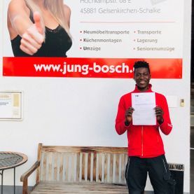Gratulation zur bestandenen Ausbildung