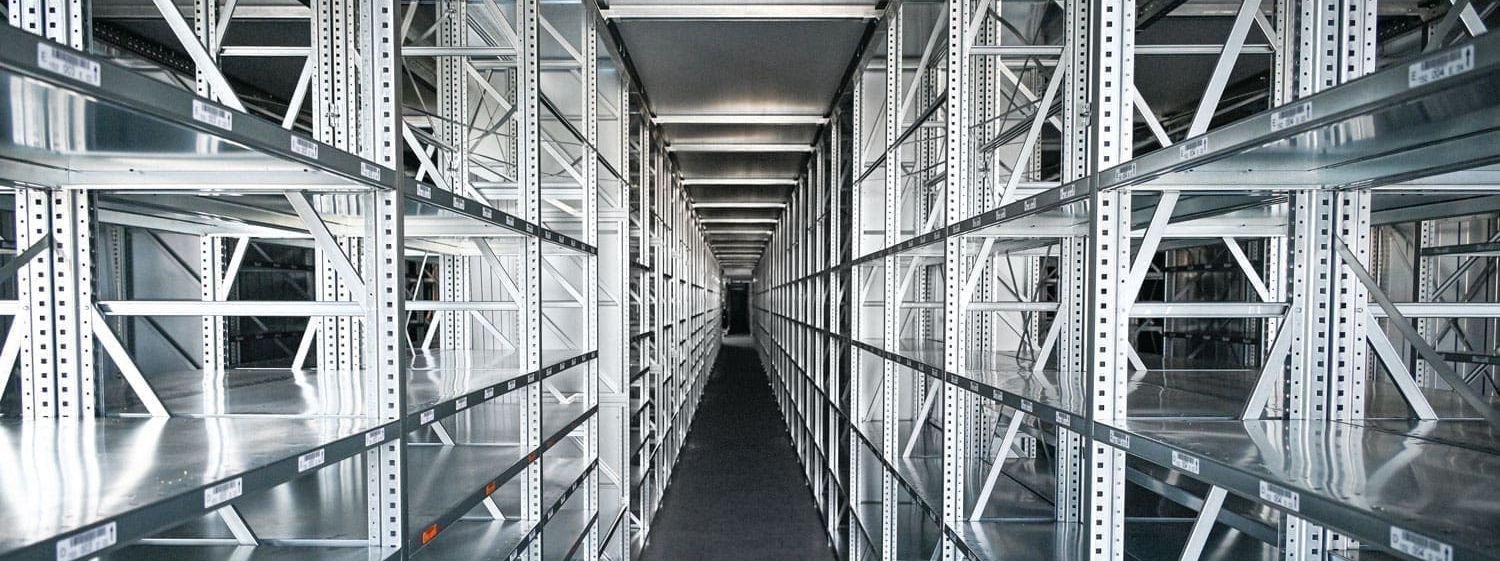 Rayonnage de cartons légers