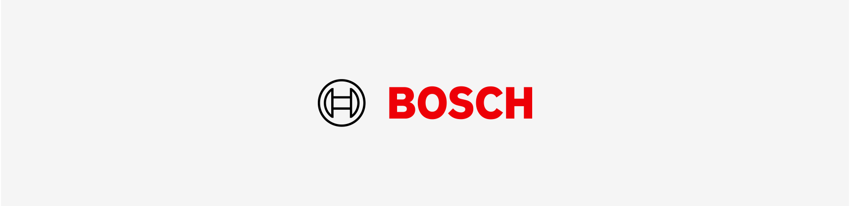 Das Bosch-Logo steht auf weißem Hintergrund.