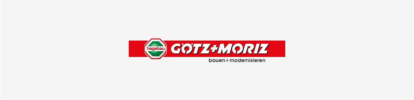 Ein rot-weißes Logo für eine Firma namens Cott + Moritz