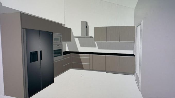 cuisine gris et noir