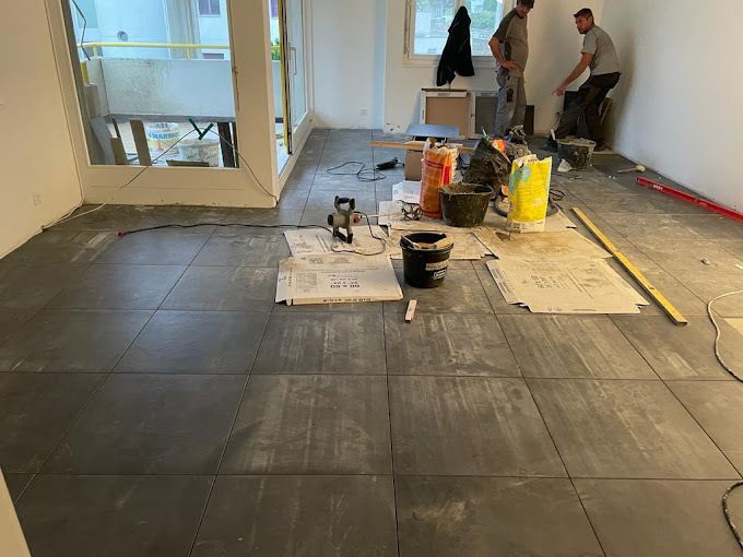 pose de revêtement de sol