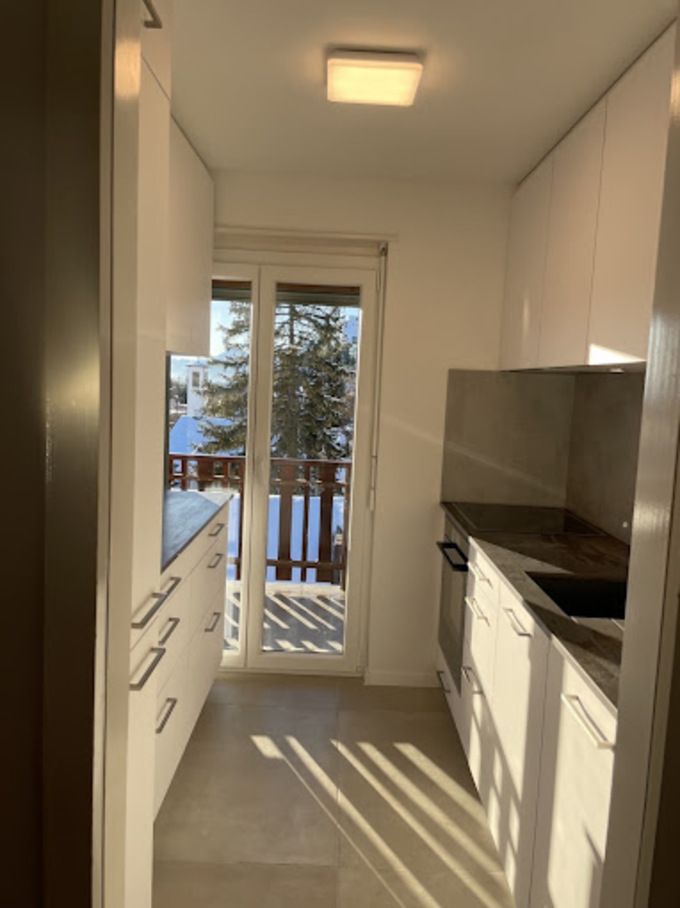 cuisine et salon rénovée