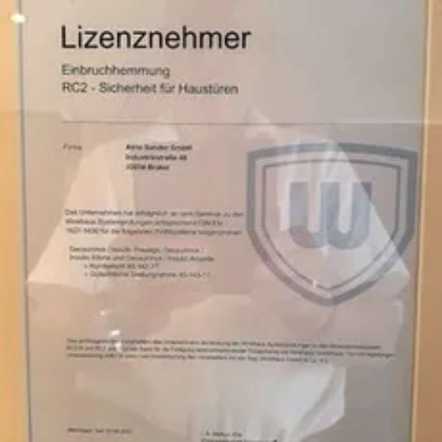 Lizenz Atrio Sander GmbH