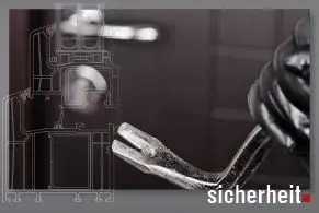 Einbrecher mit Brechstange - Sicherheit