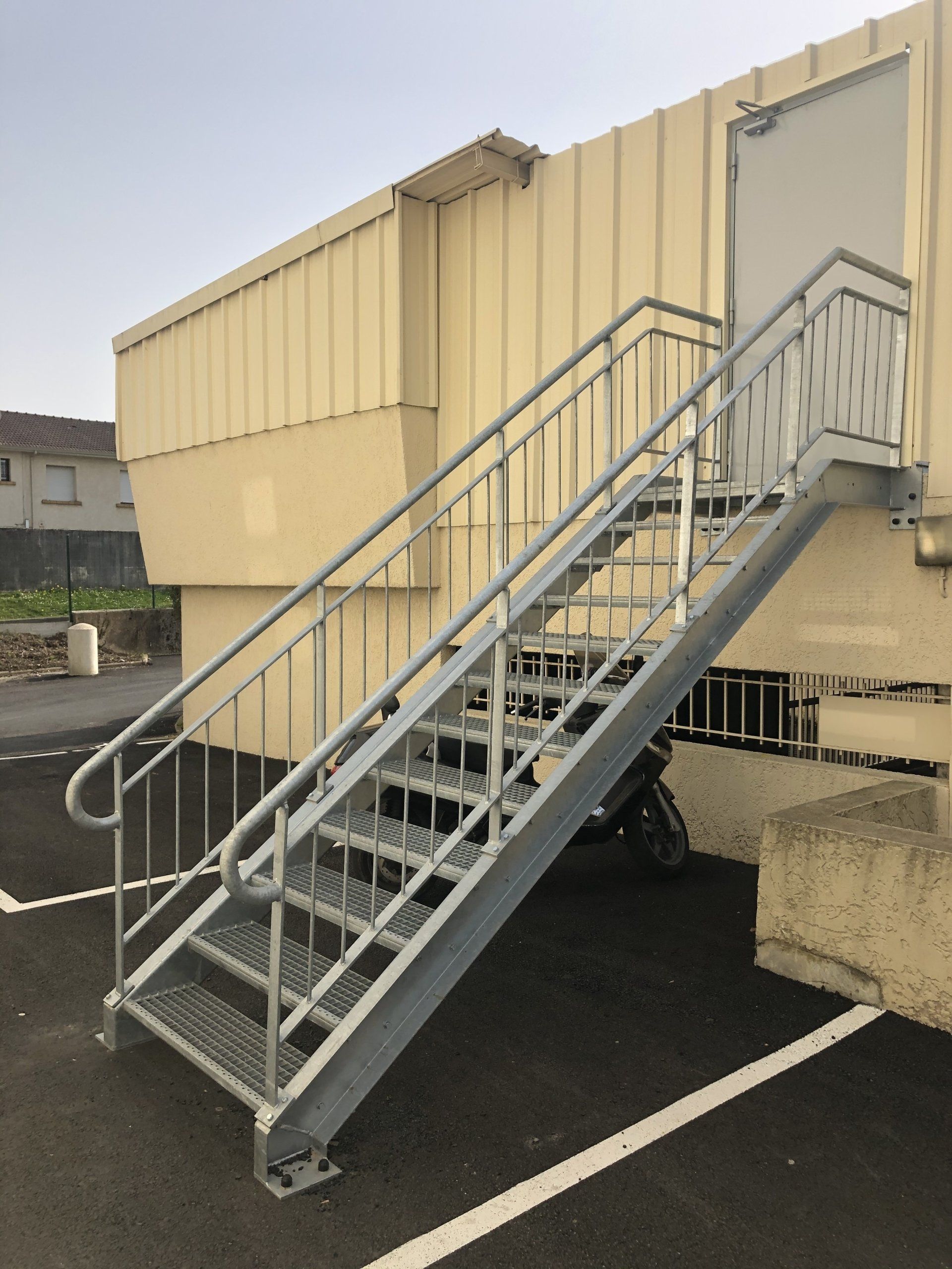 Réalisation escalier métallique