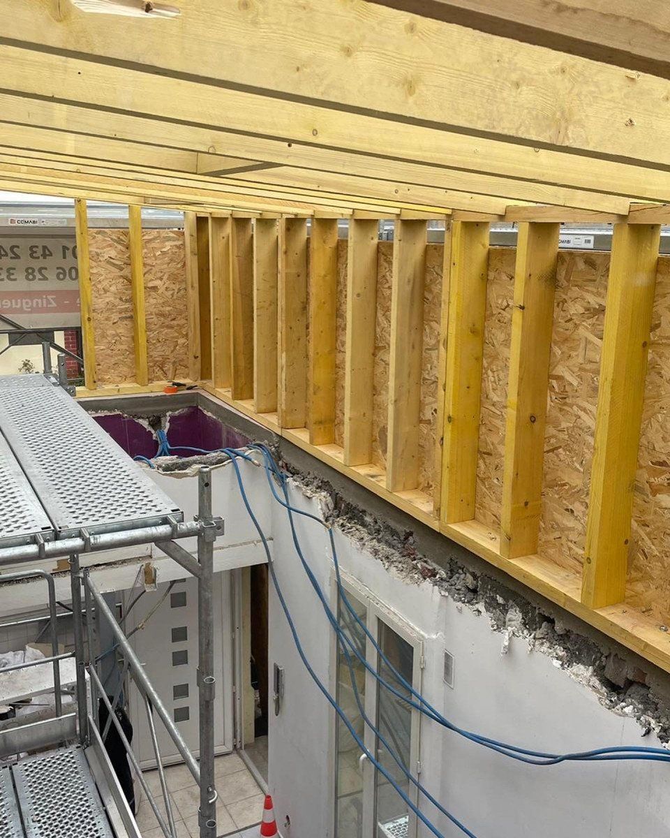 Charpente et échafaudage