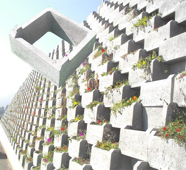 Floramur en béton