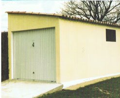 Garage simple une pente
