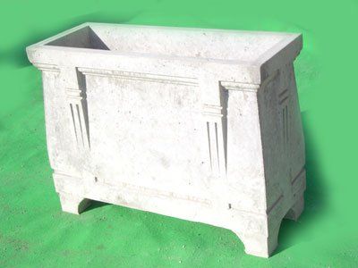 Jardinière de café grise