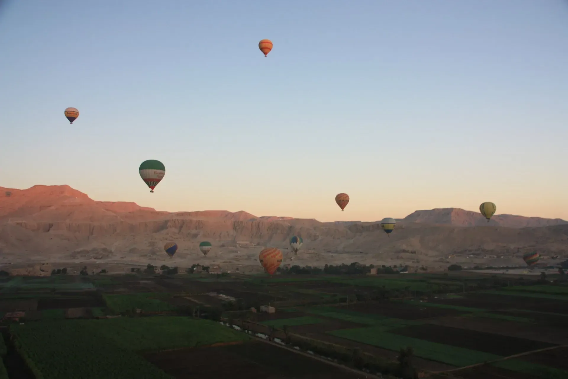 Montgolfières au Louxor - Égypte