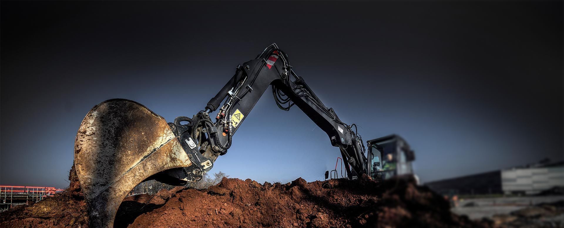 Tiefbau Bagger