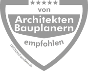 von Architekten Bauplanern empfohlen