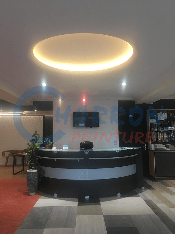 Charron peinture, accueil d'hotel