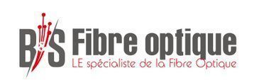 A logo for b 's fibre optique le specialiste de la fibre optique