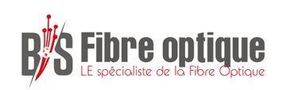A logo for b 's fibre optique le specialiste de la fibre optique