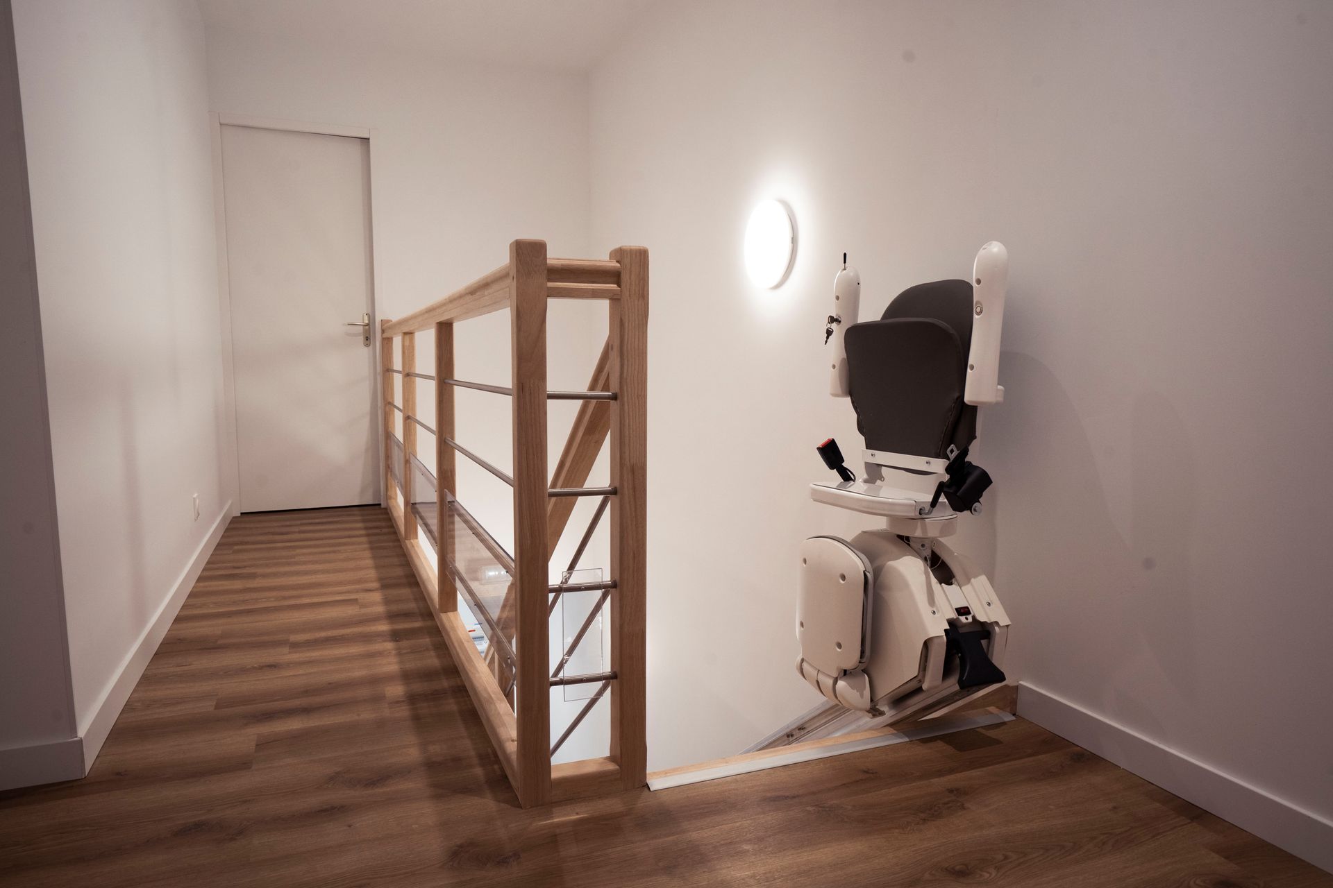 Rampe d'escalier aménagée 