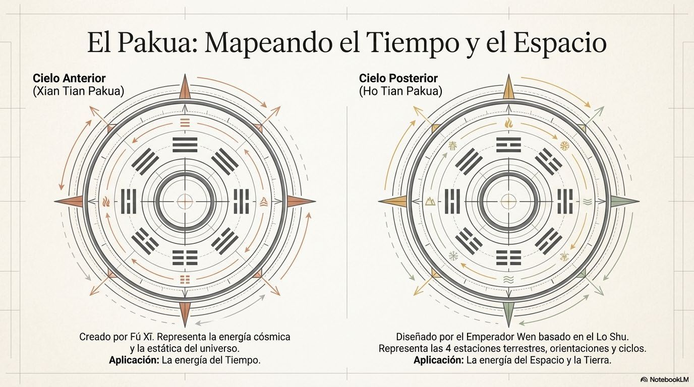 Escena interior dividida que compara casas