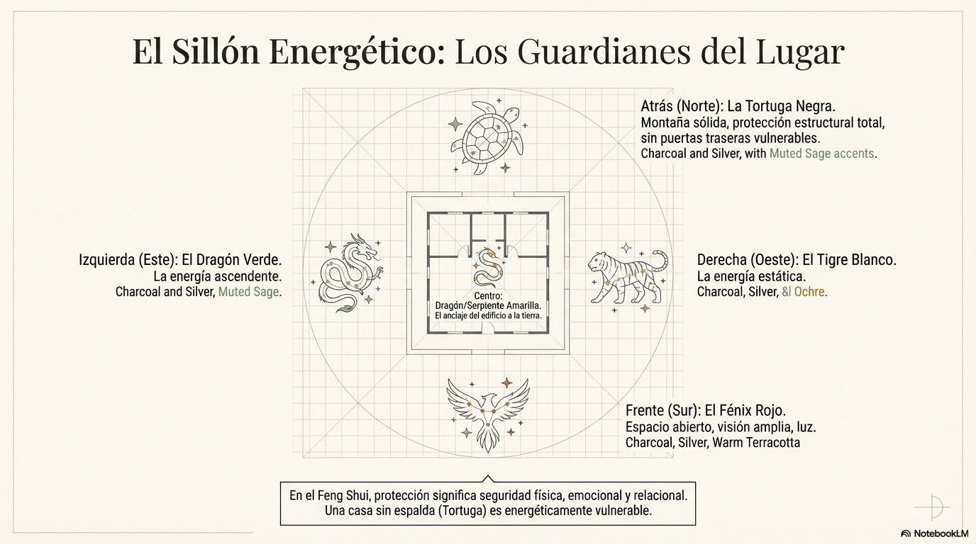 Escena interior dividida que compara casas