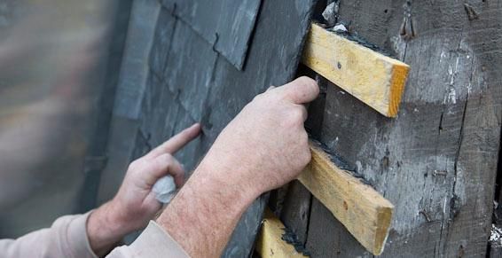 Couverture en ardoise