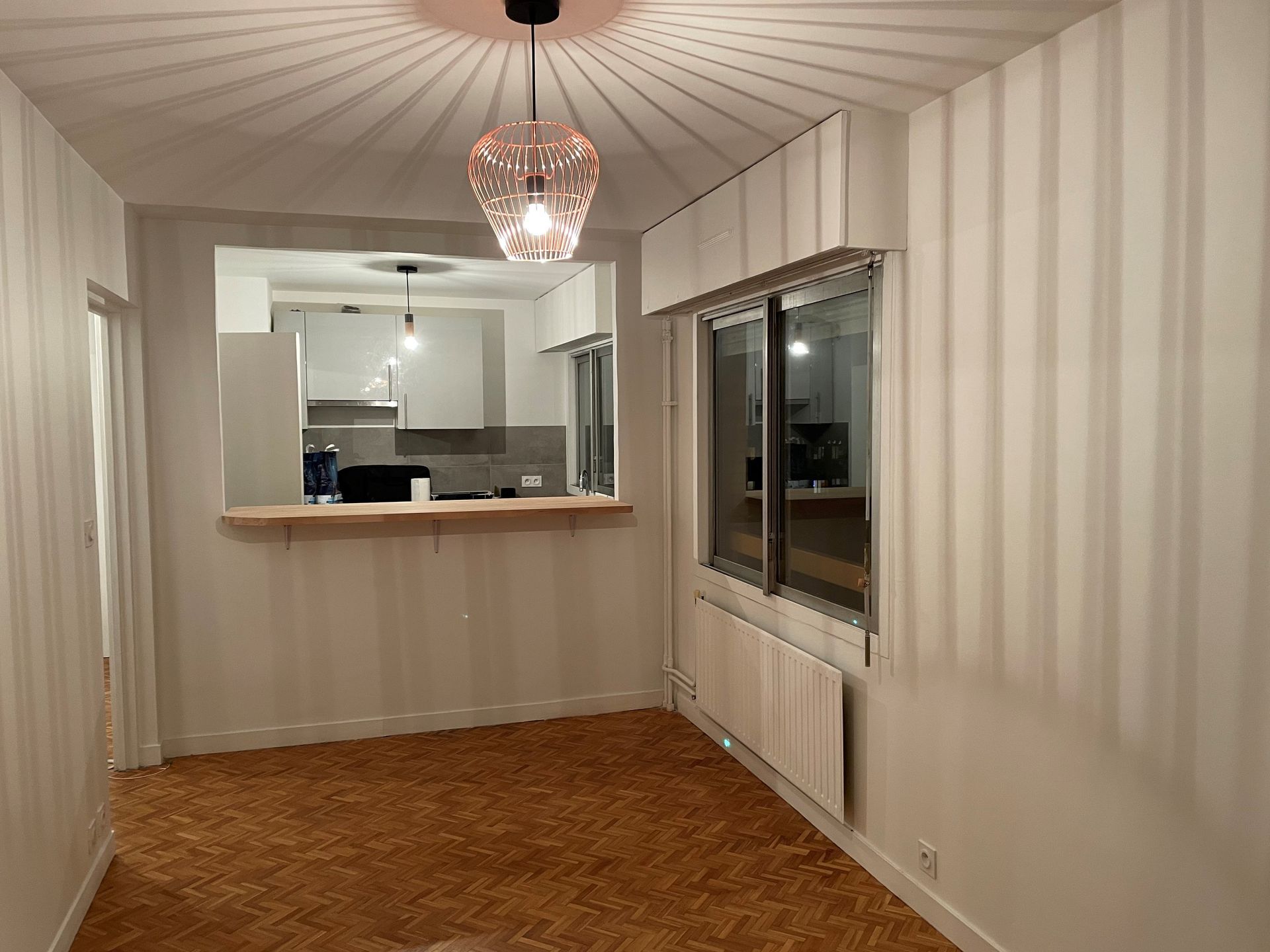 Création d'un bar dans un mur porteur