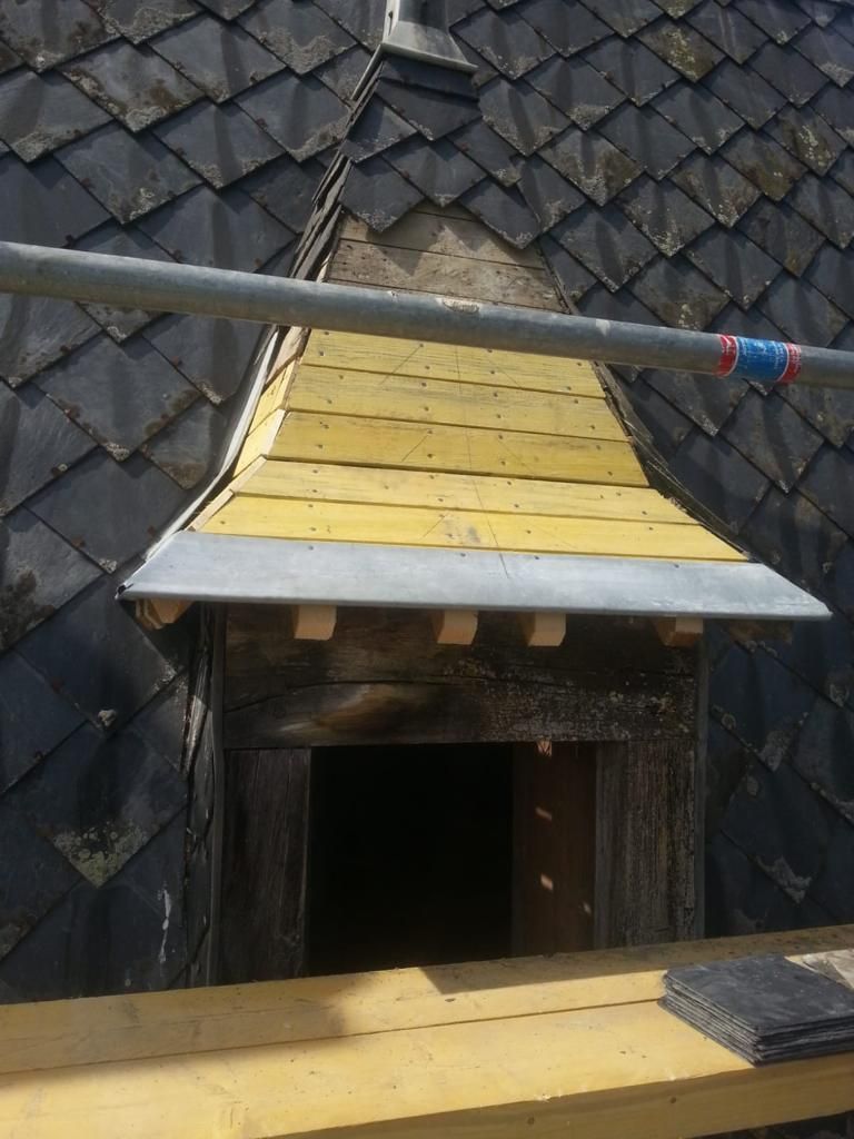 Rénovation de la couverture ardoise